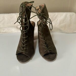 Booties With Chunky Heel